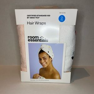 NEVER OPENED 🧖‍♀️🧖‍♀️ 2 Pack Hair Wraps